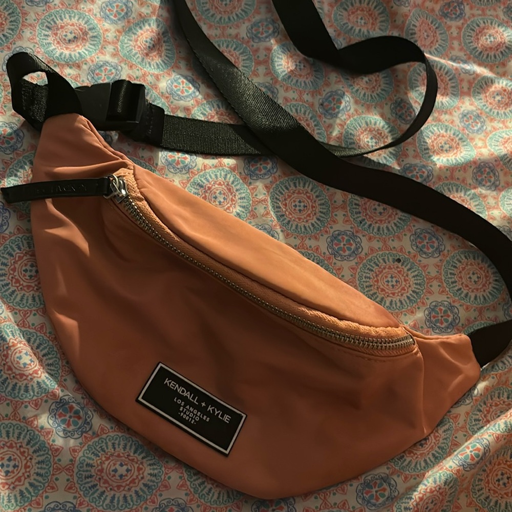 Kendall + Kylie mauve fanny pack